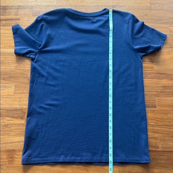 Balmain Silver Logo Button Navy Women’s Top - Picture 8 of 8